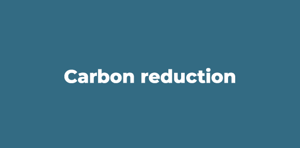 Carbon reduction