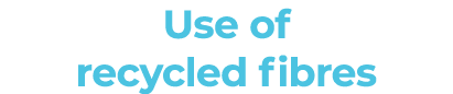 Use of recycled fibres
