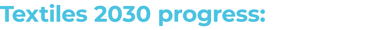 Textiles 2030 progress: 