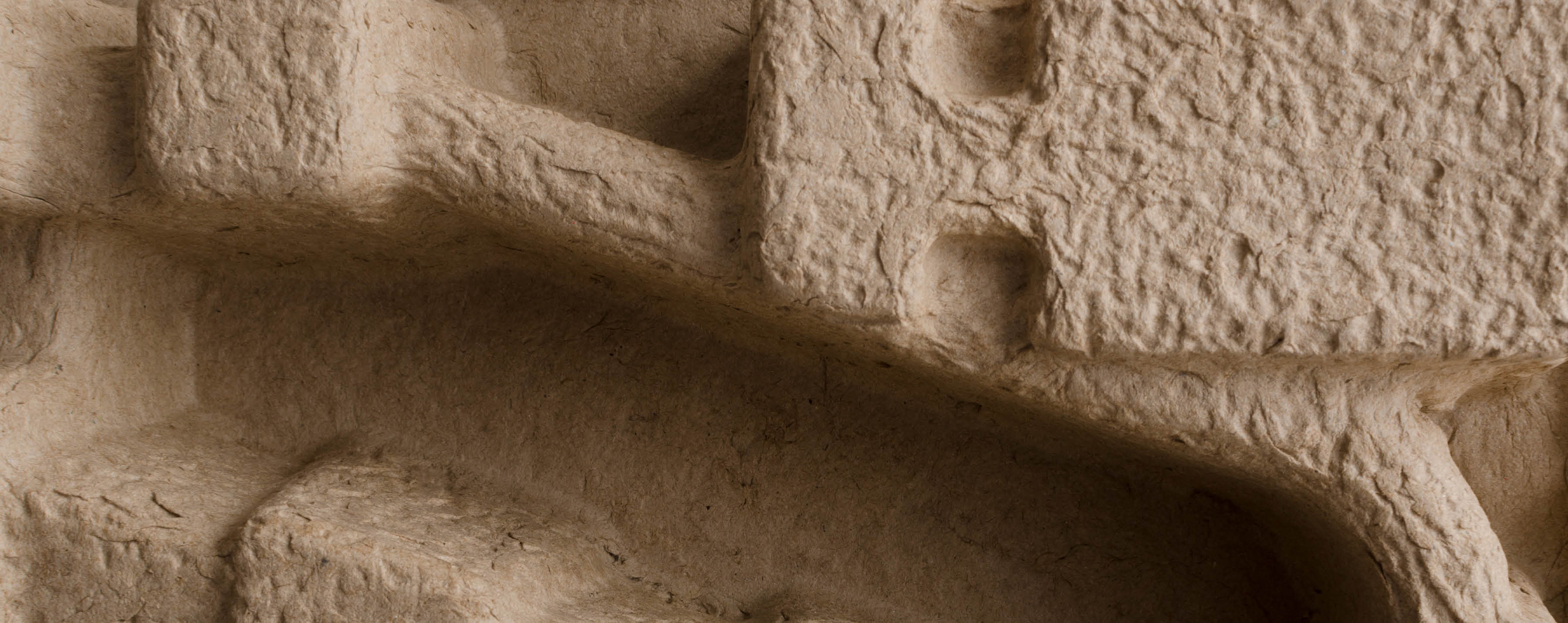 Top view of paper material, eco friendly package.Texture of recycled cardboard