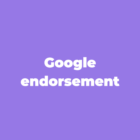 Google endorsement