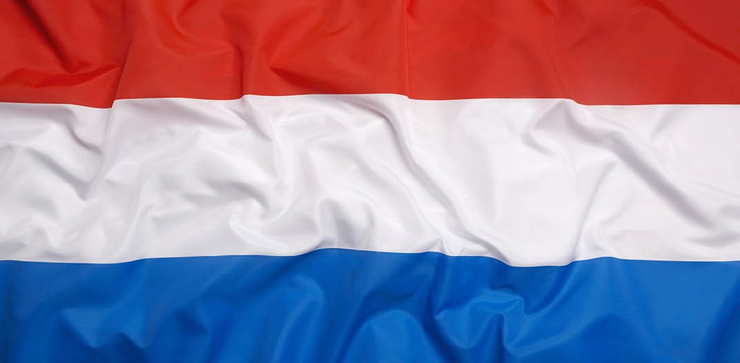 Flag of Netherlands as a background