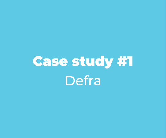 Case study #1 Defra