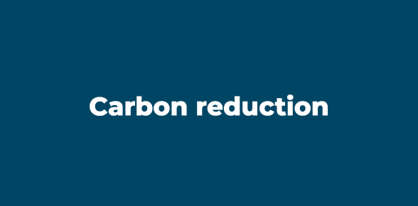 Carbon reduction