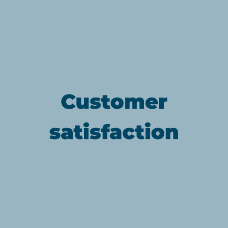 Customer satisfaction